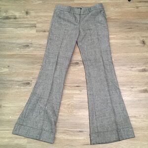 BEBE Elegant Gray Women's Flared Pants